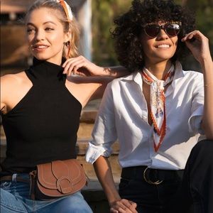 RACHEL ZOE Edessi Saddle Brown Crossbody & Belt Bag NWT